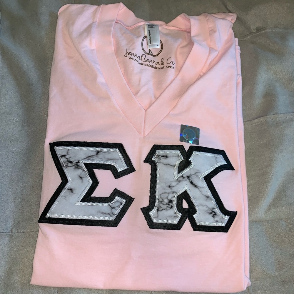 Sigma Kappa Letter Tee